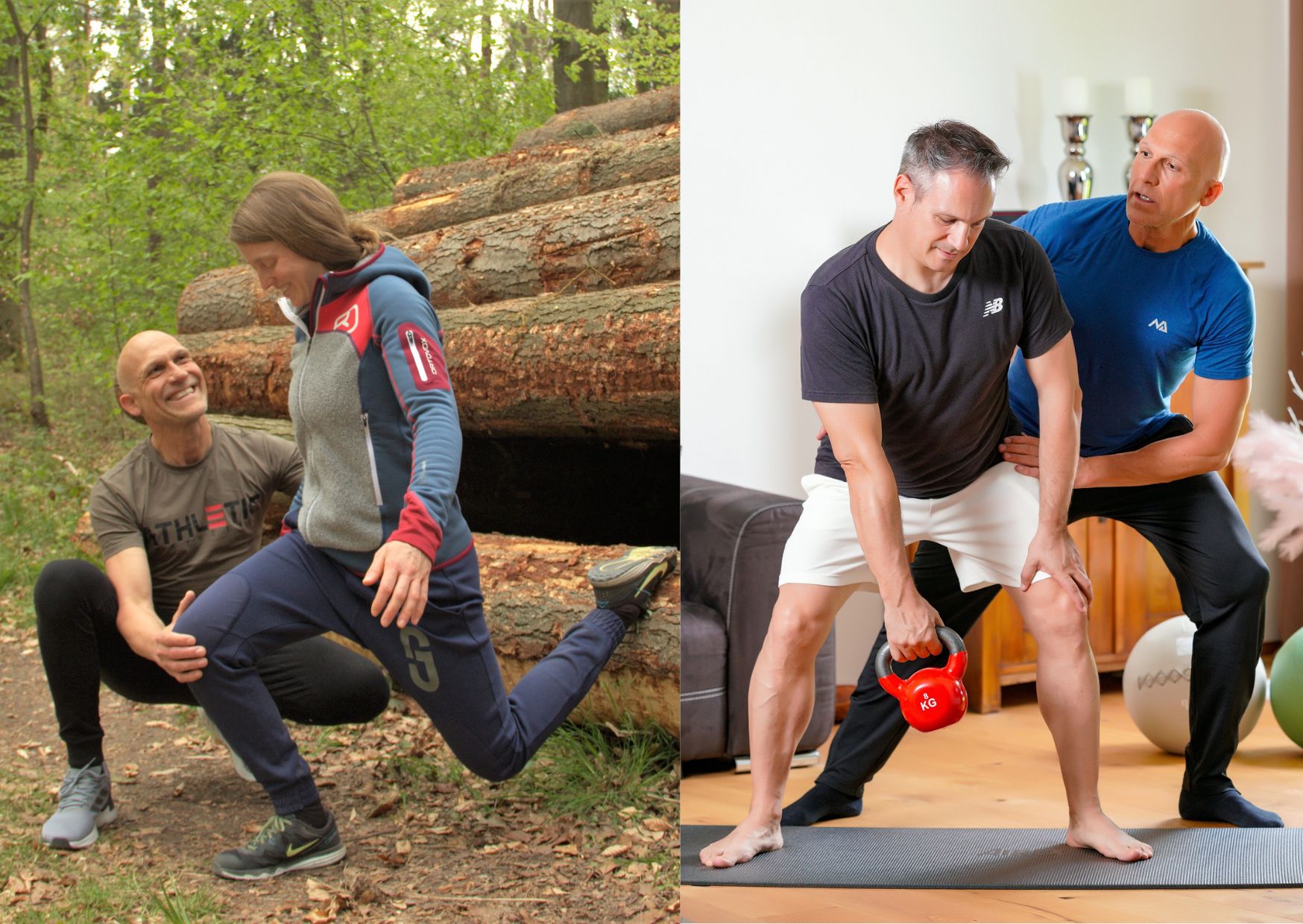 Personal Trainer Bernd Wolfgang trainiert mit Klienten